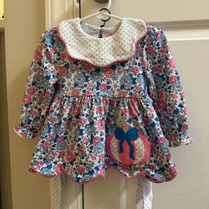 Scout & Holland Pumpkin Dress/Bloomers 6-12m NWOT